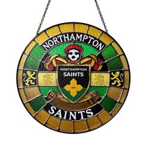 Northampton Saints Stained Glass Suncatcher for Window Hanging