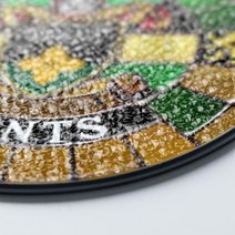 Northampton Saints Stained Glass Suncatcher for Window Hanging