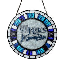 Sale Sharks Stained Glass Suncatcher for Window Hanging