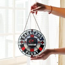 Saracens Stained Glass Suncatcher for Window Hanging