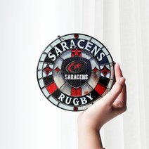 Saracens Stained Glass Suncatcher for Window Hanging