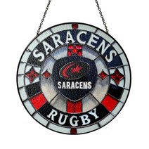 Saracens Stained Glass Suncatcher for Window Hanging