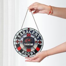 Saracens Stained Glass Suncatcher for Window Hanging