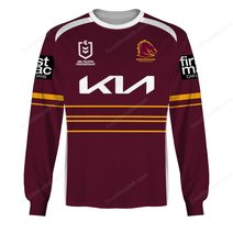 Brisbane Broncos NRL 2025 Home Jersey Style Shirts