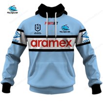 Cronulla Sutherland Sharks NRL 2025 Home Jersey Style Shirts