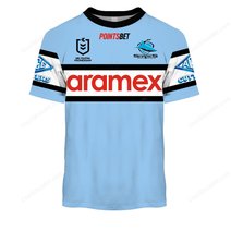 Cronulla Sutherland Sharks NRL 2025 Home Jersey Style Shirts