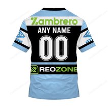 Cronulla Sutherland Sharks NRL 2025 Home Jersey Style Shirts