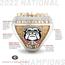 【Standard Series】2022 Georgia Bulldogs Football National Championship NCAA Ring