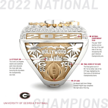 【Standard Series】2022 Georgia Bulldogs Football National Championship NCAA Ring