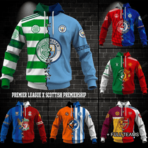 Premier League X Scottish Premiership 3D Custom Apparel | Mix & Match Any 2 Teams!