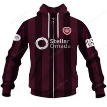 Heart of Midlothian FC | 3D Apparel Hoodie, Kid Hoodie, T Shirt, Zip Hoodie, Sweatshirt