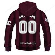 Heart of Midlothian FC | 3D Apparel Hoodie, Kid Hoodie, T Shirt, Zip Hoodie, Sweatshirt