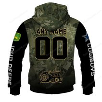 Dallas Cowboys x John Deere Hoodie | Funny Green Character Premium Hoodie