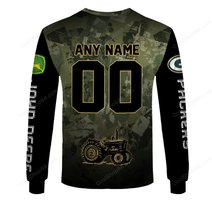 Green Bay Packers x John Deere Hoodie | Funny Green Character Premium Hoodie