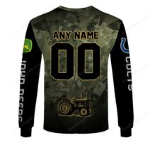Indianapolis Colts x John Deere Hoodie | Funny Green Character Premium Hoodie