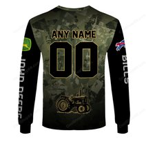 Buffalo Bills x John Deere Hoodie | Funny Green Character Premium Hoodie