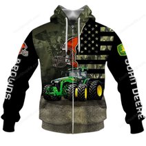 Cleveland Browns x John Deere Hoodie | Funny Green Character Premium Hoodie