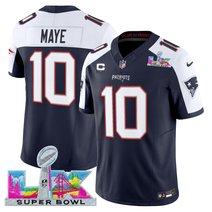 Men's New England Patriots Super Bowl LX Vapor Limited Navy Alternate Jersey - All Stitched