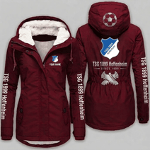 TSG 1899 Hoffenheim Bundesliga Woman Winter Fleece Jacket Custom Name