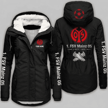 1. FSV Mainz 05 Bundesliga Woman Winter Fleece Jacket Custom Name