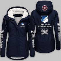 TSG 1899 Hoffenheim Bundesliga Woman Winter Fleece Jacket Custom Name