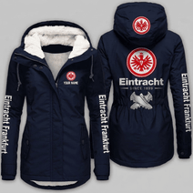 Eintracht Frankfurt Bundesliga Woman Winter Fleece Jacket Custom Name