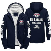 RB Leipzig Bundesliga Woman Winter Fleece Jacket Custom Name