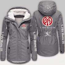 1. FSV Mainz 05 Bundesliga Woman Winter Fleece Jacket Custom Name