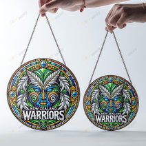 New Zealand WarriorsStained Glass Suncatcher for Window Hanging