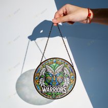 New Zealand WarriorsStained Glass Suncatcher for Window Hanging