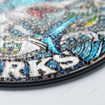Cronulla-Sutherland SharksStained Glass Suncatcher for Window Hanging