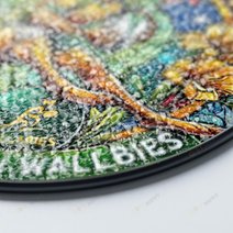 Australian wallabiesStained Glass Suncatcher for Window Hanging