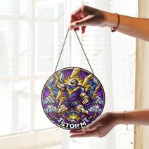 Melbourne StormStained Glass Suncatcher for Window Hanging