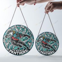 Penrith PanthersStained Glass Suncatcher for Window Hanging