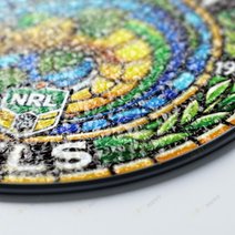 Parramatta EelsStained Glass Suncatcher for Window Hanging