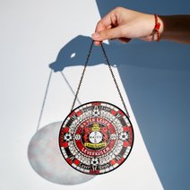 Bayer Leverkusen Stained Glass Suncatcher for Window Hanging