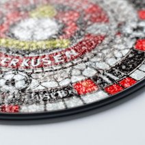 Bayer Leverkusen Stained Glass Suncatcher for Window Hanging