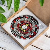 Bayer Leverkusen Stained Glass Suncatcher for Window Hanging