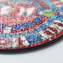 Sydney Roosters Stained Glass Suncatcher for Window Hanging V2