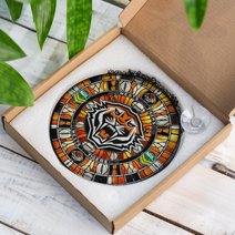 Wests Tigers Stained Glass Suncatcher for Window Hanging V2