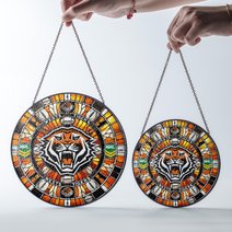 Wests Tigers Stained Glass Suncatcher for Window Hanging V2
