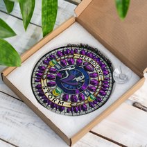 Melbourne Storm Stained Glass Suncatcher for Window Hanging V2