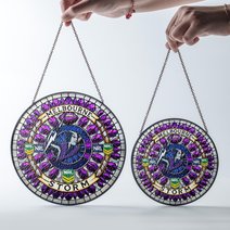 Melbourne Storm Stained Glass Suncatcher for Window Hanging V2