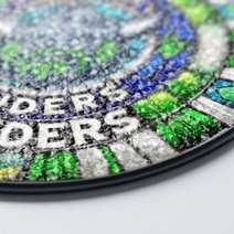 Canberra Raiders Stained Glass Suncatcher for Window Hanging V2