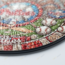 Philadelphia Phillies Stained Glass Suncatcher for Window Hanging