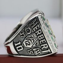2019 Oregon Ducks College Football Rose Bowl Championship Ring Premium Series