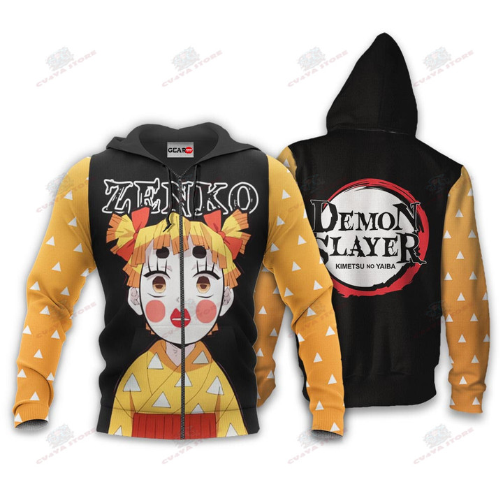 Zenitsu Zenko Hoodie Custom Kimetsu Anime Funny Merch Clothes