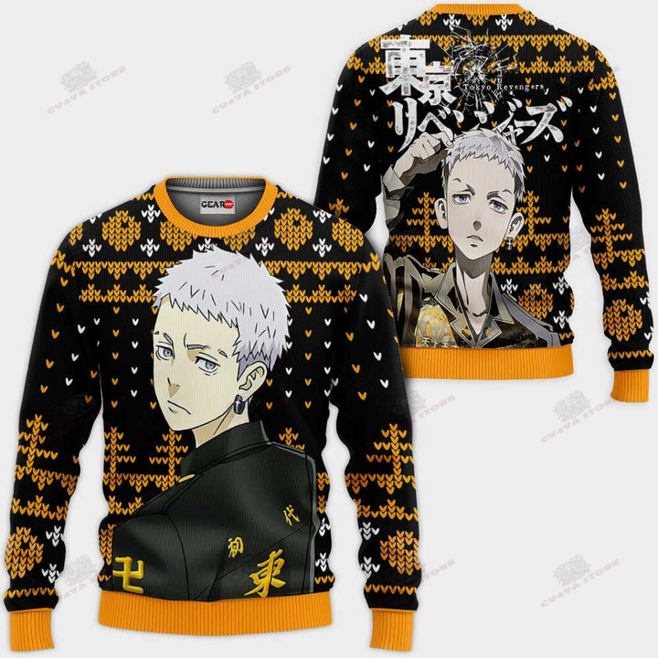 Takashi Mitsuya Ugly Christmas Sweater Custom Anime Tokyo Revengers Xmas Gifts