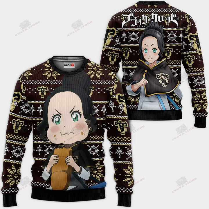 Papittson Charmy Ugly Christmas Sweater Custom Anime Black Clover Xmas Gifts