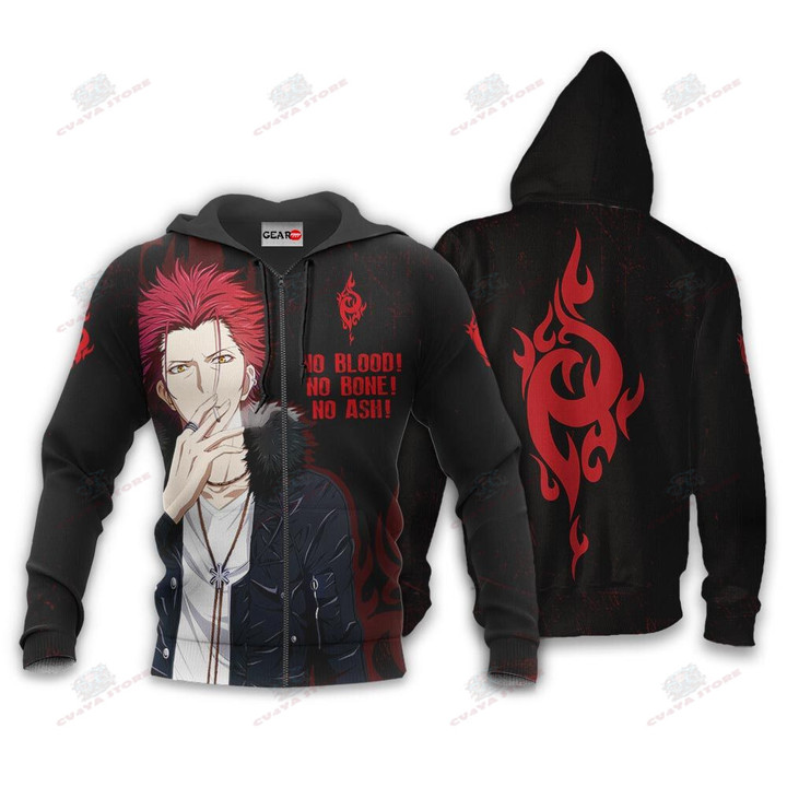 Mikoto Suoh Hoodie Homra Red Clan Custom K Project Merch